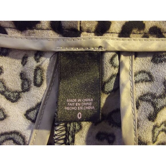 Victoria's Secret Ankle Pants 0 x 27"inseam brown black animal print low rise sk - Picture 4 of 7